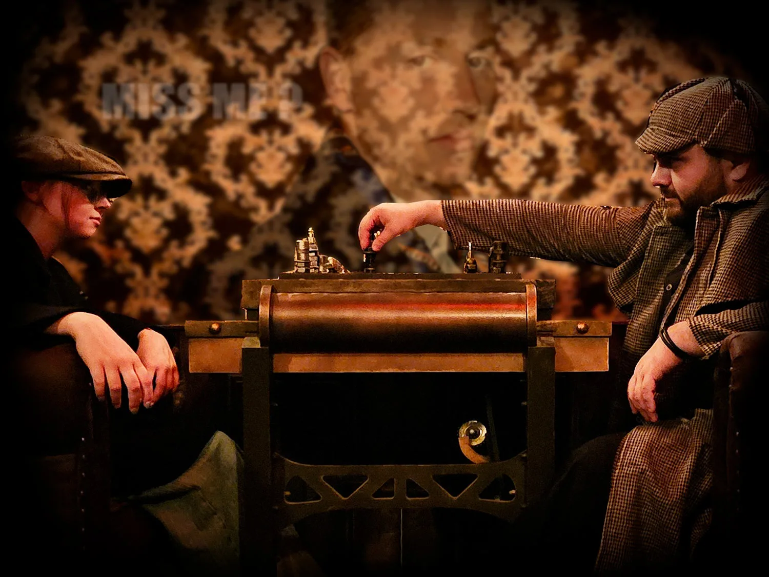 Escape Game Sherlock Holmes à Saint-Maximin - décor de la salle