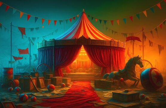 Le chapiteau du Cirque Hanté de Freeing Escape game
