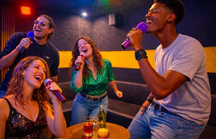 Karaoké au Freeing Café à Saint-Maximin